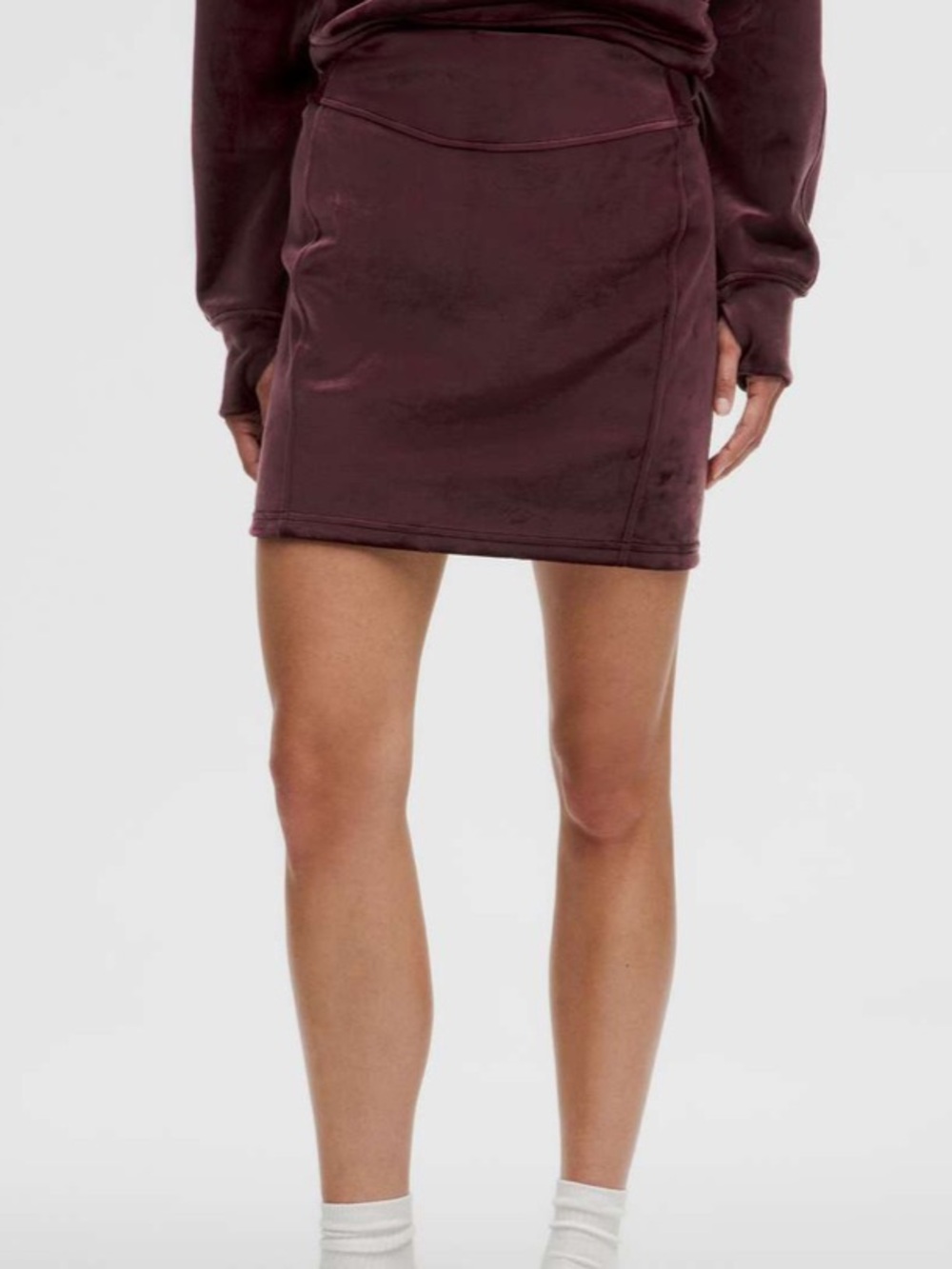 NWT LULULEMON SCUBA HIGH RISE MINI SKIRT